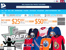 Tablet Screenshot of icejerseys.com